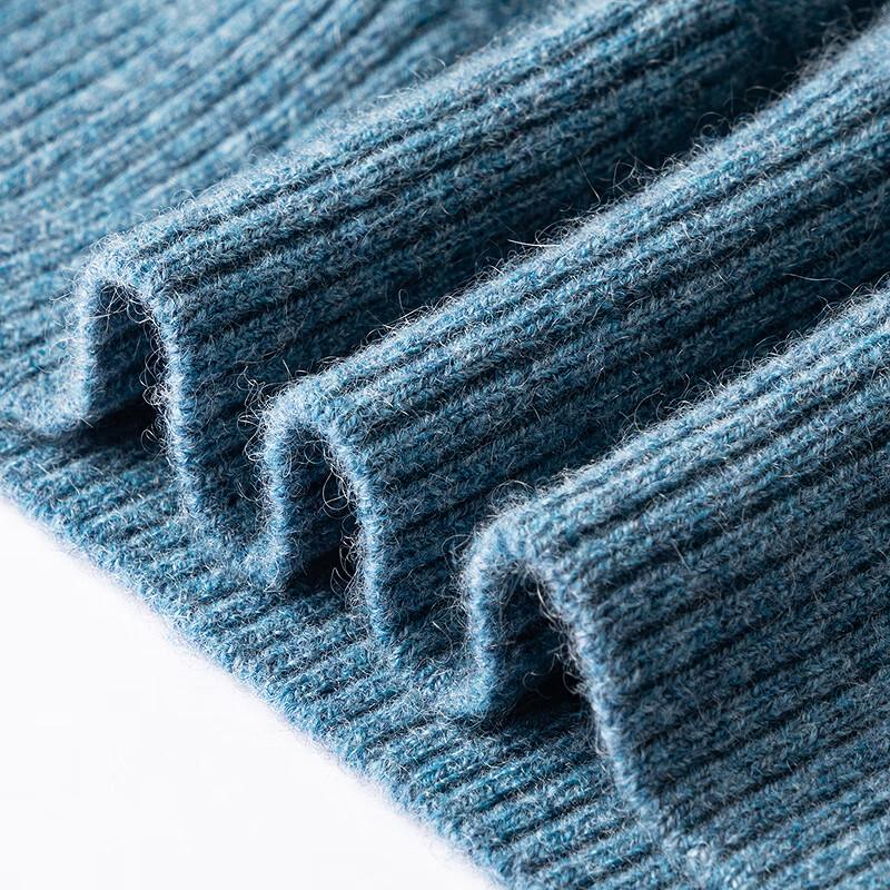 FAPAI Men's Reversible Turtleneck Cashmere Sweater