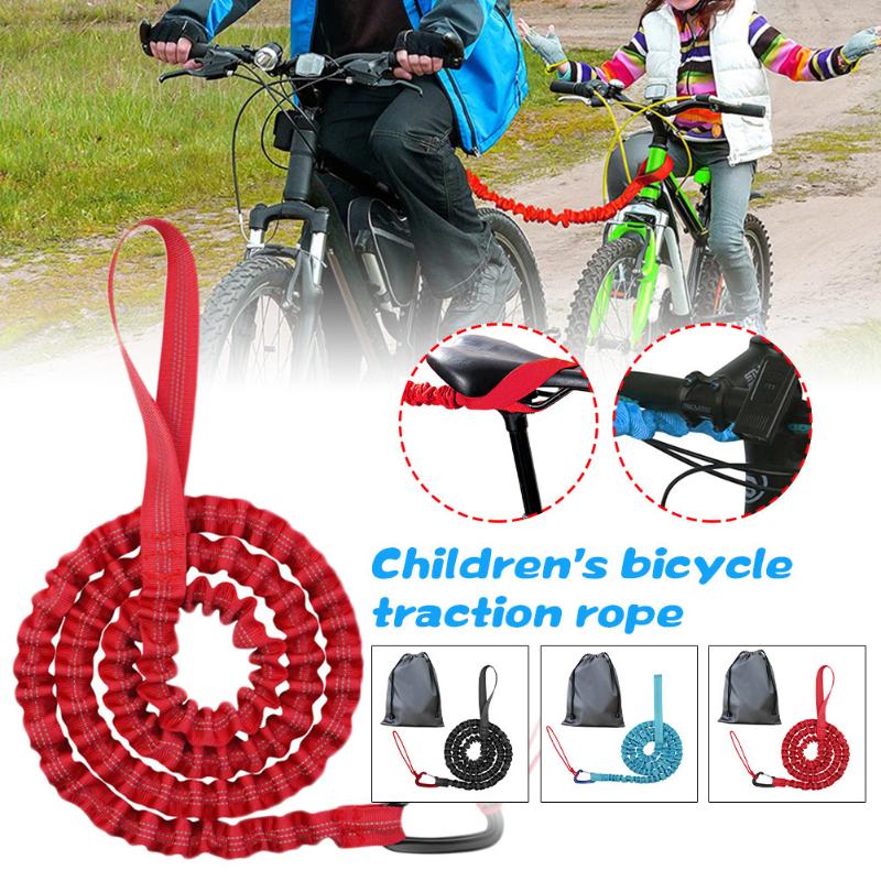 MTB Bike Towing Rope Trailer Rope Bicycle Traction Rope Nylon Traction Rope Parent-Child Outdoor Tool Cycling Safety Equipment