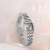 Exquisite Small Square Plate Light Luxury High-Value Steel Belt Women'S Watch Niche High-End Women'S Quartz Watch