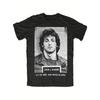Mens John Rambo Theme Tshirt  Iconic Movie Pattern Retro Mens Pure Cotton Tshirt Summer Unisex Casual Tshirt