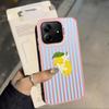 Case for Xiaomi Redmi A5 A1 A2 Plus 9C 13C K60 12C Note 9 10 10C 14C 9T Back Phone Cover Lemon Cool Stripe Pattern