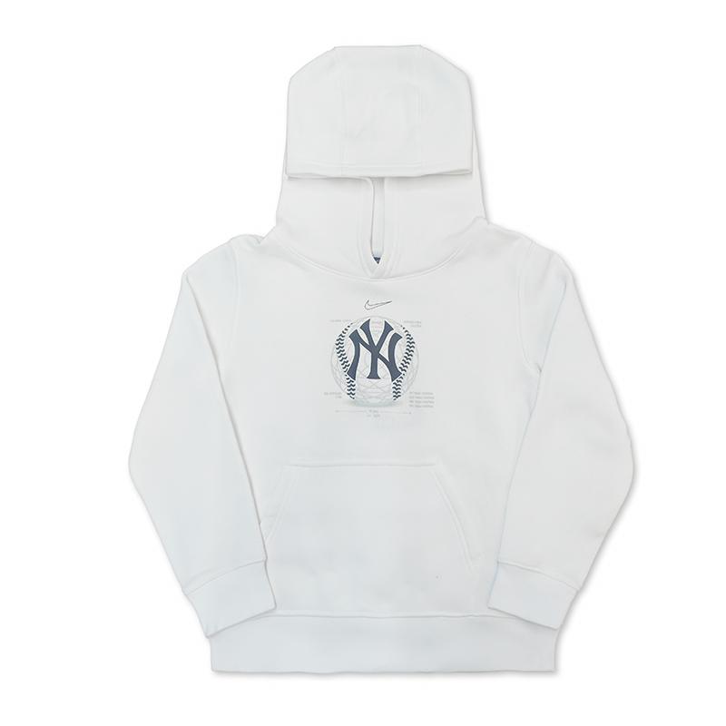 

Nike Простой худи с капюшоном, удобный, с длинным рукавом, детские топы, белый 3Z3B3SBGA-NYY M