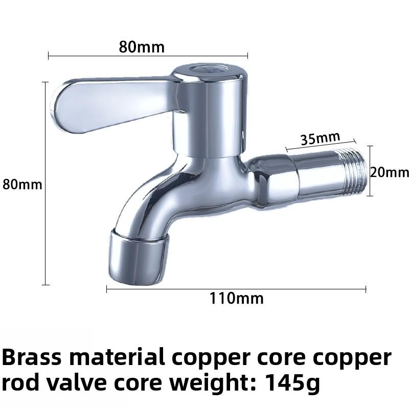 Baterie do pralki Mosiężny zawór do baterii podtynkowych Rdzeń zaworu Bateria do pralki 1/2" 4-punktowy Wlot wody do majsterkowania Mosiądz