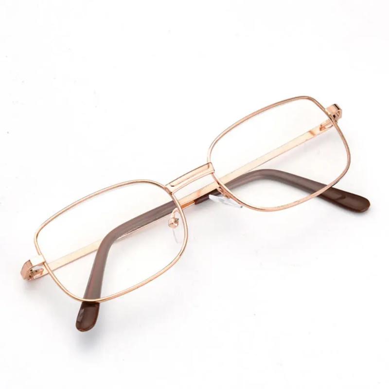 Retro Metal Frame Resin Comfortable Reading Glasses Women Men Lightweight Prescription Reading Glasses Eyeglasse Diopter+1.0+4.0
