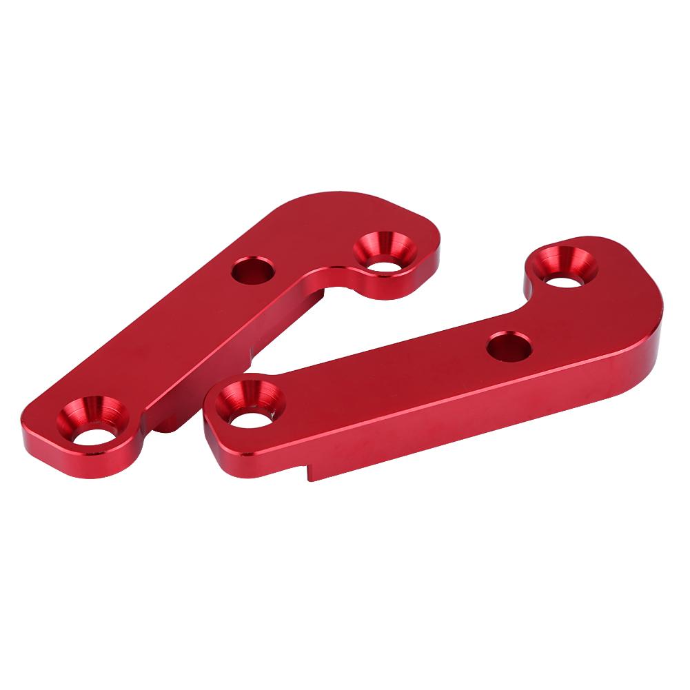 Kit d'adaptateur de blocage de drift Power Tuning en aluminium Augmentant l'angle de braquage de 25 pour BWM E46 M3 Rouge