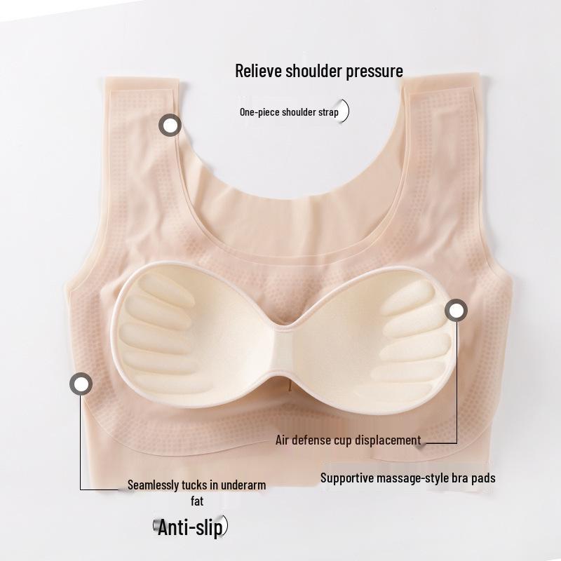 Japanese Seamless Ice Silk Sports & Yoga Bra