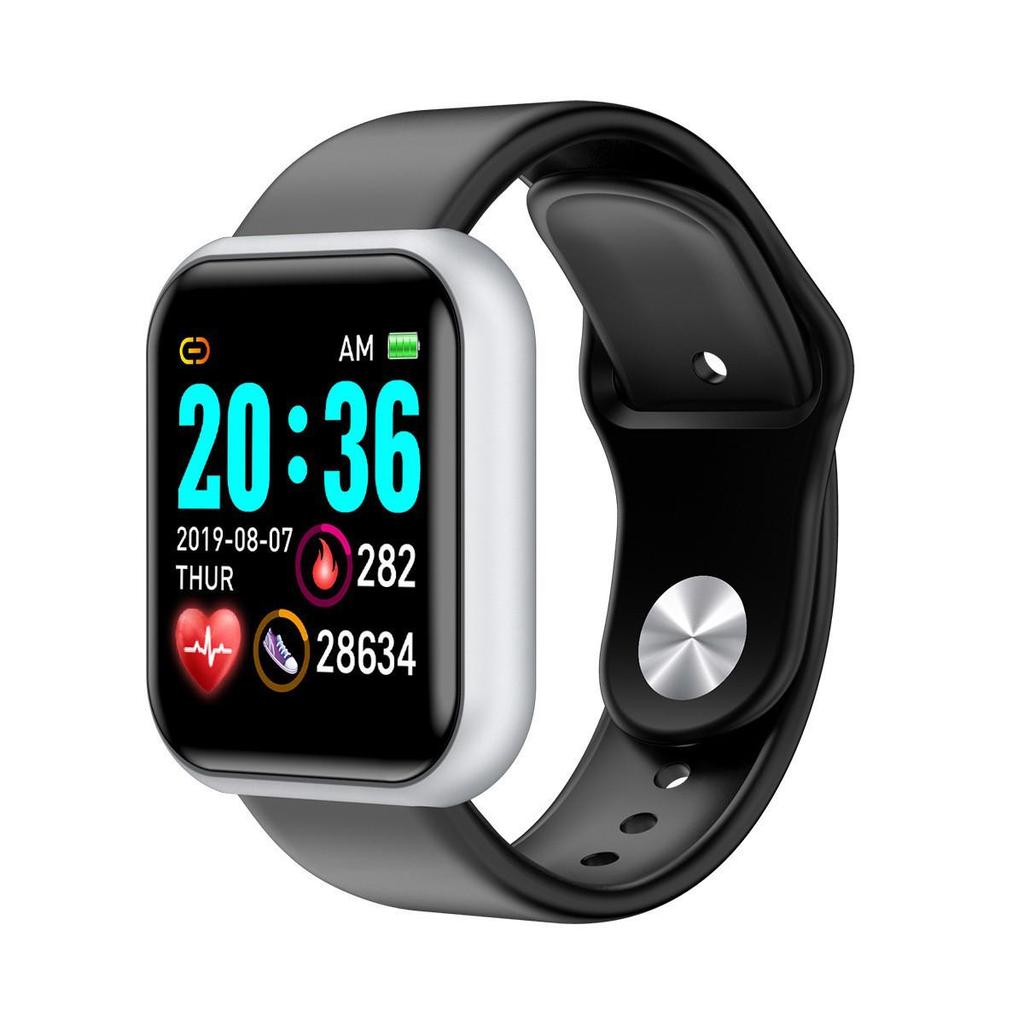 Y68 D20 Smart Bracelet: Heart Rate & Blood Pressure Monitor, Macaron Health Reminders, Pedometer, Cross-border Bestseller.