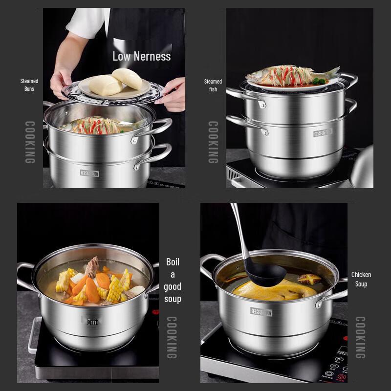 Bohnice Friedberg 3-stufiger Dampfkochtopf