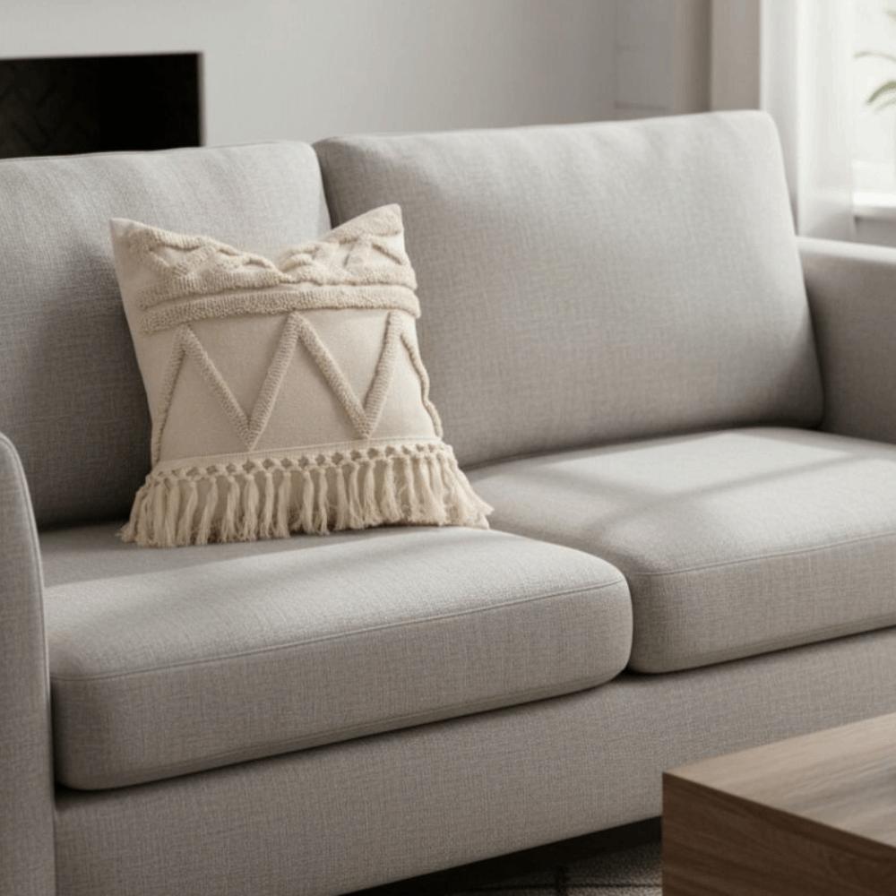 Hidden Zipper Bohemian Fringe Pillow Cover Modern Throw Pillow Cover Elegant Pillowslip  Hotel