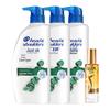 Shampoo Head & Shoulders Cuidado Antiestrias 3 Unidades com Condicionador de Viagem