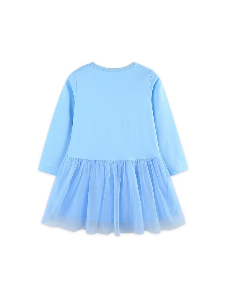 New Autumn Embroidered European Style Knitted Cotton Dress for Girls and Toddlers