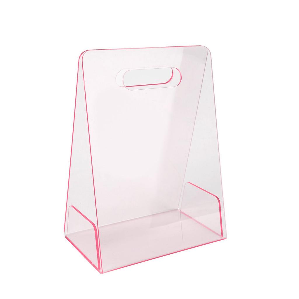 Reusable Waterproof Gift Bag Clear Flower Bouquet Bags Rose Package for Shopping and Gatherings Carry Your Presents