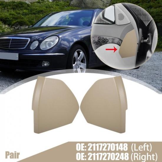 2pcs Front Door Cover Trim for Mercedes Benz E-Class 2117270148 2117270248