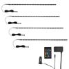 Carmate Car LED Strip Light Ambient Light Set of Remote Control RGB Footlight LZ7K Set, 600mm, 4, Included, Accessories,