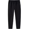 Anta Training Series Simple Solid Color Casual Straight Leg Elastic Knitted Sports Pants Men Bottoms Black 952517503-3