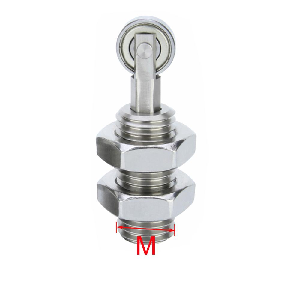 

Thread M16 M20 Ball Roller SUJ2/SUS440C Long Stroke Roller Bearing Bolt Type Roller Plunger With Two Nuts PH-M16x2.0