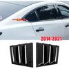 Compatible for Mazda 6 Atenza 2014-2021 Car Rear Louver Window Side Shutter Cover Trim Sticker Vent Scoop ABS Auto Accessories(Carbon)