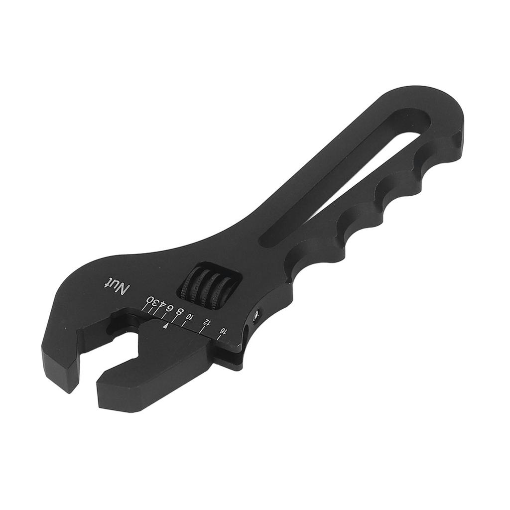 Fitting Wrench AN3?AN16 Adjustable Aluminum Lightweight Spanner Tool for Hose Adapter End Black