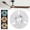 5.3 Inch LED Retrofit Light Panel 24W Aluminum Dimmable 5CCT Magnetic LED Ceiling Fan Light Board for Replacement