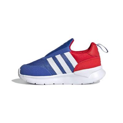 Originals ZX 360 I נעלים לילדים קטנים, נעלים נמוכות, עמידות לשחיקה, נעלים נשלפות, צבע כחול אדום, לתינוקות ופעוטות FX4942