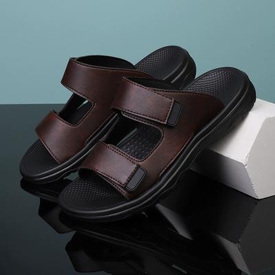 Sandalias de hombre, sandalias de suela blanda que combinan con todo, zapatos de playa antideslizantes, sandalias de moda de verano.