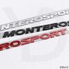 Odznaka z literami MONTERO SPORT dla logo Mitsubishi MONTEROSPORT etykieta na klapę bagażnika osłona maski samochodu logo do modyfikacji naklejki samochodowe