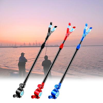 Fishing Tackle Extend Portable Telescopic Fishing Pole Stand Fishing Rod Holder Stretched Brackets