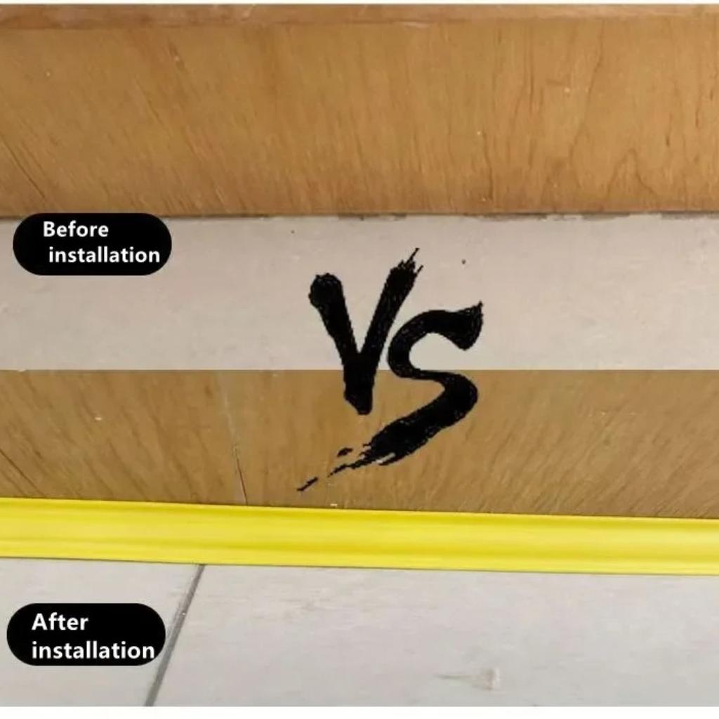 1PC 1m/39.37inch Self-adhesive Wall Corner Skirting Line Molding Ceiling Internal Strip Edge Trim Strip Home Decorative Supply