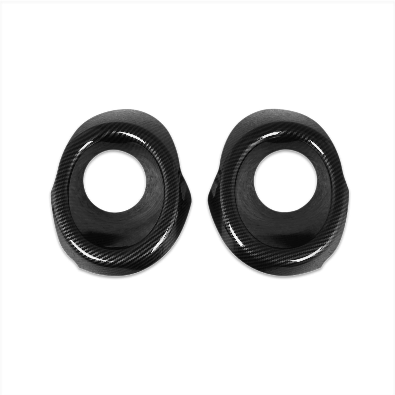 

RUIQ Subaru Crosstrek GU Series Exterior Front Fog Lamp Ring Designed Exclusively for the Subaru Crosstrek Carbon Fiber Garnish, (Black Finish)