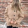 Ladies' Casual Lapel Single Breasted Long Sleeved Jacket Coat