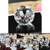 Exquisite Clear Cut Crystal Sphere 50mm Faceted Gazing Ball Prisms For Elegant Home Decor