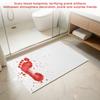 Color Changing Bath Red When, Horror Scary Design Bathroom for Halloween, Floor for Shower