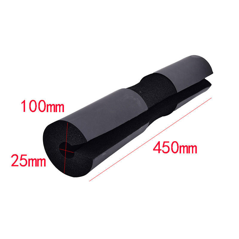 Barbell Pad Gel podporuje squat Bar vzpírání Neck Protect Pull Up Black