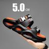 Sandalias de Verano para Hombre Ultra-Cómodas con Suela Gruesa de Material EVA Transpirable para Actividades en Interiores y Exteriores para la Playa, Piscina, Parque Acuático