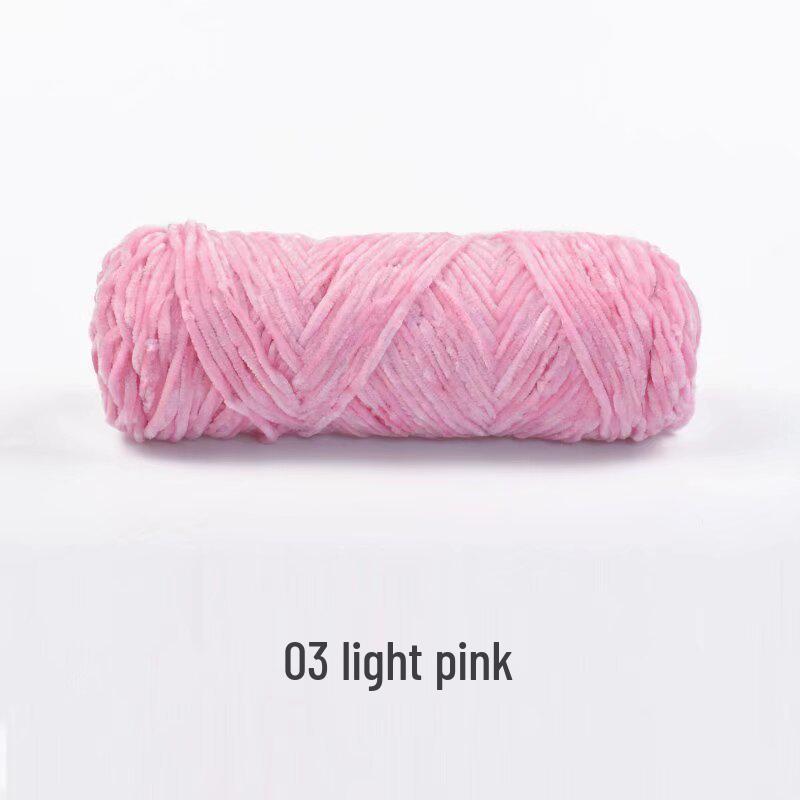 Handmade Chenille Yarn Ball: Velvet Thick Crochet and Knitting Material