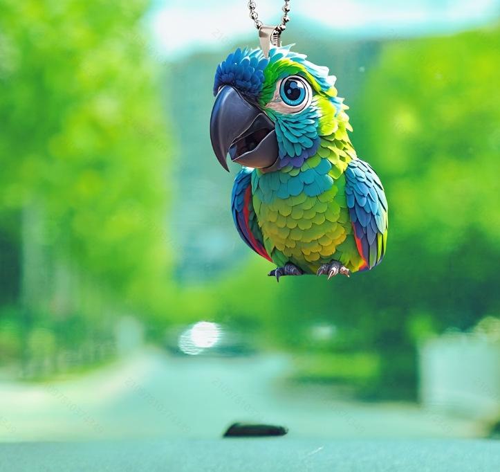 Oglindă retrovizoare pentru mașină, 3d, pisică suspendată, ornamente în formă de animal, accesorii pentru rucsac, împodobiri creative, decor decorativ pentru mașină