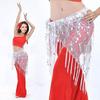 Female Belly Dance Hip Scarf Decorations Accessory Belts Bellydance Costume Nylon Mesh Yarn Beauty Waistband Performance