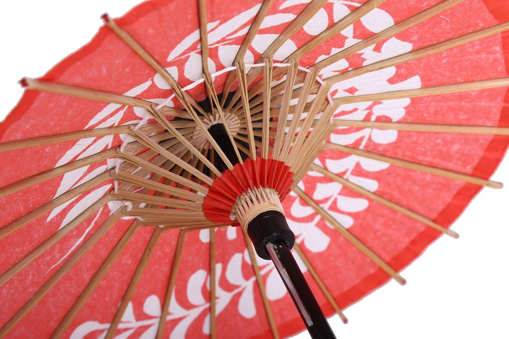 Yamamoto Bamboo Craft Shop Mini Japanese Umbrella Set - Purple Wisteria & Red Wisteria - Traditional Japanese Umbrella - Home Decor, Gift Umbrella (Pu