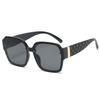 4pcs Square Personalized Sun Glasses Women Retro Mesh Leg Gradient UV400 Outdoor Fashion Sunglasses