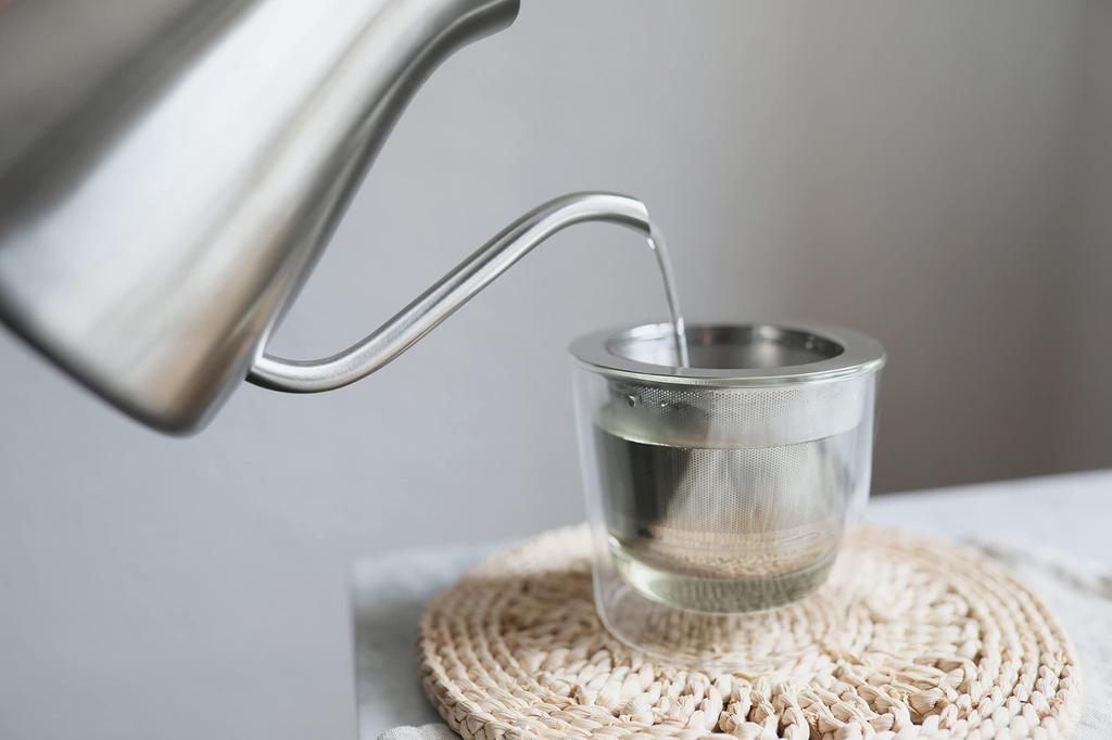 KINTO LT Cup with Strainer, 260ml, Heat-Resistant Glass, Gift, 21240