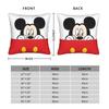 Mickey Minnie Cartoon Square Pillowcases Polyester Room  Cushion Case Cool Home Decoration Pillowcase 45*45