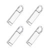 4Pcs Zippers Puller Replacement Detachable Zippers Pulls Zippers Replacement Sliders for Clothing Suitcases Luggage Tents