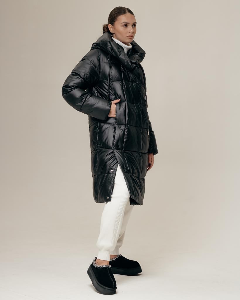 Women's Long Jacket SNOW OWL 24550 S Black