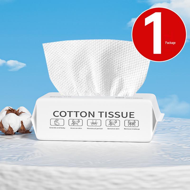 Thick Disposable Soft Cotton Facial Cleansing Wipes