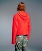 Beikeonteuakaibeu Men Moro Knitted Hoodie Zip-Up Red