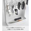 Yamazaki Key Hook Stand 2-Tier White W18xD7xH24.6cm Tower 10340