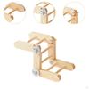 Bird Ladder Perch,Bridge for Small Medium Animal Exercise,Sturdy Wood Fun Gifts Parrot Perch