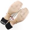 Gucci Ribbon Sandals 601553 GG White / Red Leather Women Used