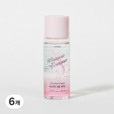 Etude Mascara Exclusive Remover, 80ml, 6 Pcs.