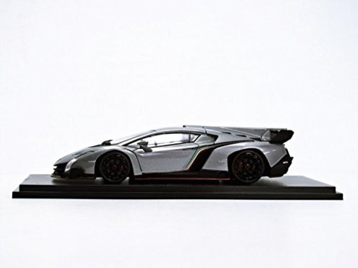 Kyosho Original Lamborghini Veneno Fertigprodukt 1/43 (Graue/Rote Linie)